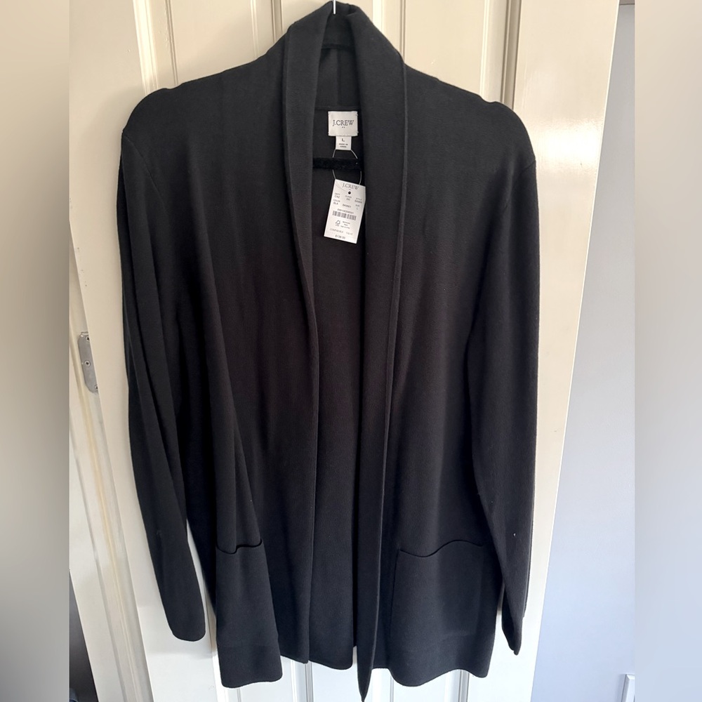 NWT J.Crew Knit Black Blazer